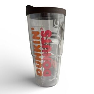 Tervis Dunkin Donuts Logo Tumbler with Brown Lid 24 oz ☕️ 🩷🧡